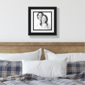 Mini toile de famille en noir et blanc gras (Insitu(Chambre))