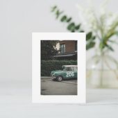 Mini tonneau vert numéro 10 carte postale (Debout devant)
