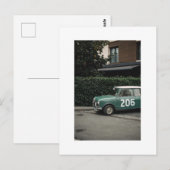Mini tonneau vert numéro 10 carte postale (Devant / Derrière)