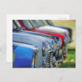 Mini tonnerie vintage voitures auto carte postale (Devant / Derrière)