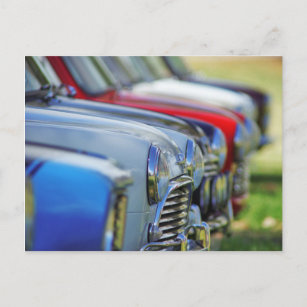 Mini tonnerie vintage voitures auto carte postale