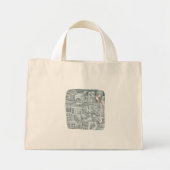 MINI TOTE BAG さ な む じ い 灰 色    (Devant)