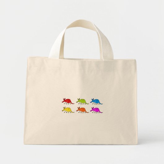 Mini Tote Bag Aardvarks (Devant)