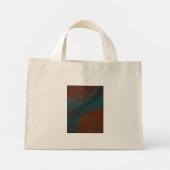 Mini Tote Bag Abstrait 1 : rouges et bleus (Dos)