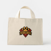 Mini Tote Bag Adopter ne pas faire de shopping (Dos)