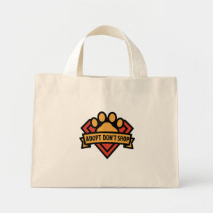 Mini Tote Bag Adopter ne pas faire de shopping