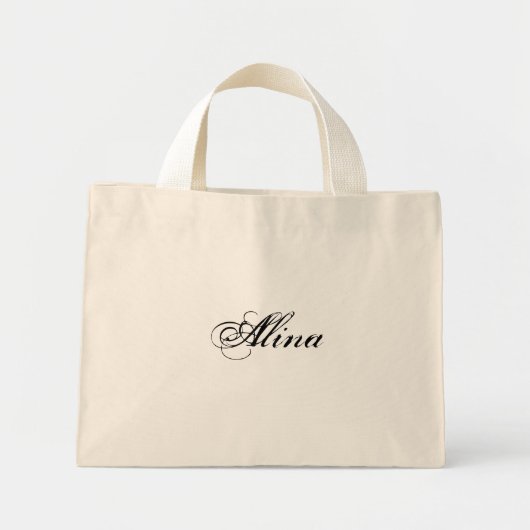 Mini Tote Bag Alina En Naturel (Devant)