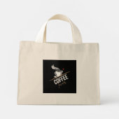 Mini Tote Bag Amateurs de café Café Mug (Dos)