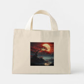 Mini Tote Bag Arbre bonsaï (Dos)