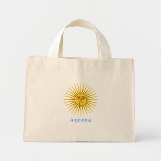Mini Tote Bag Argentine Sun, Argentine (Devant)