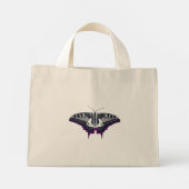 Mini Tote Bag Asexual Flag Swallowtail (Dos)