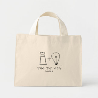 Mini Tote Bag Asin à Ilaw Baybayin Typographie chrétienne