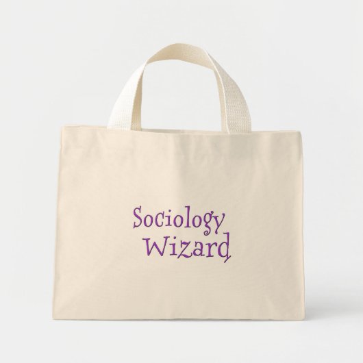 Mini Tote Bag Assistant Sociologie (Devant)
