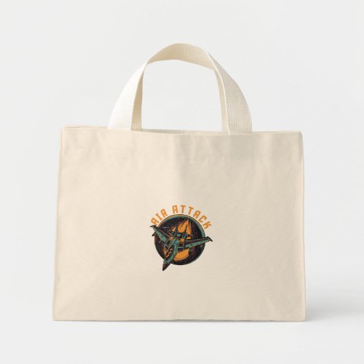 MINI TOTE BAG ATTAQUE AÉRIENNE (Devant)