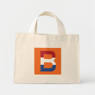 Mini Tote Bag B Monogramme superposé sur l'indicateur NLD sur ou