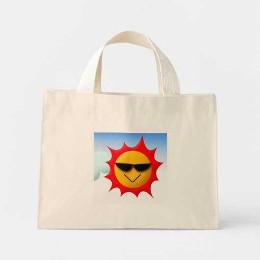 Mini Tote Bag BAG été (Devant)