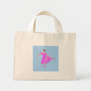 Mini Tote Bag Ballerina Danseuse Magenta Rosée