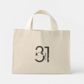 Mini Tote Bag Black Spider Halloween 31 octobre (Dos)