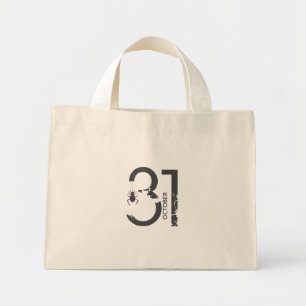 Mini Tote Bag Black Spider Halloween 31 octobre