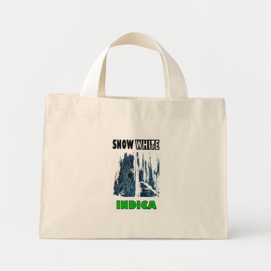 MINI TOTE BAG BLANC DE NEIGE INDICA (Devant)
