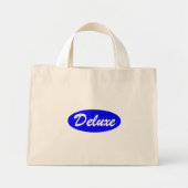 Mini Tote Bag Blue Deluxe (Devant)