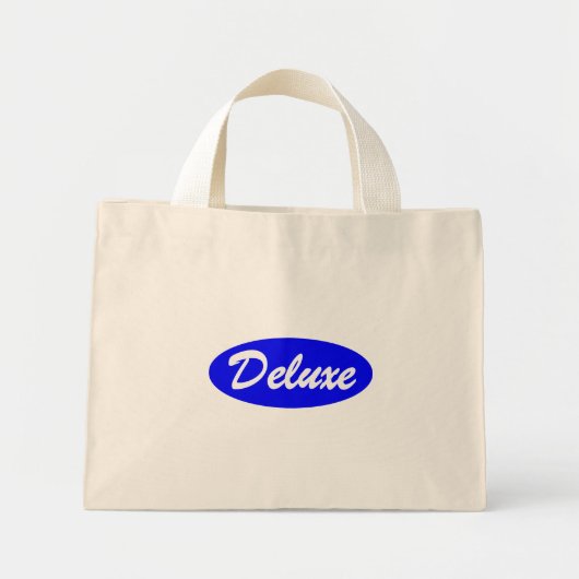 Mini Tote Bag Blue Deluxe (Devant)