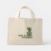 Mini Tote Bag Cactus Pas un gros cactus drôle dire (Dos)