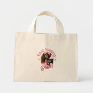 Mini Tote Bag Cadeaux pour filles qui aiment jouer du piano