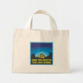 Mini Tote Bag Camping de tente (Devant)