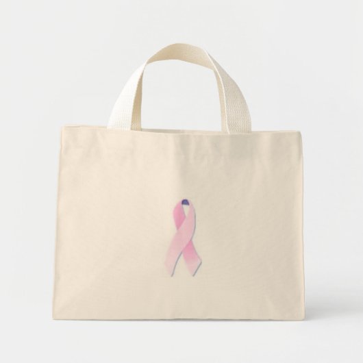 Mini Tote Bag cancer du sein (Devant)