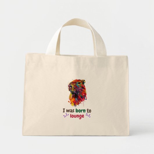 Mini Tote Bag Capybara (Devant)