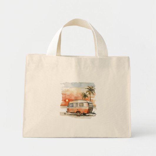 Mini Tote Bag Caravane (Devant)