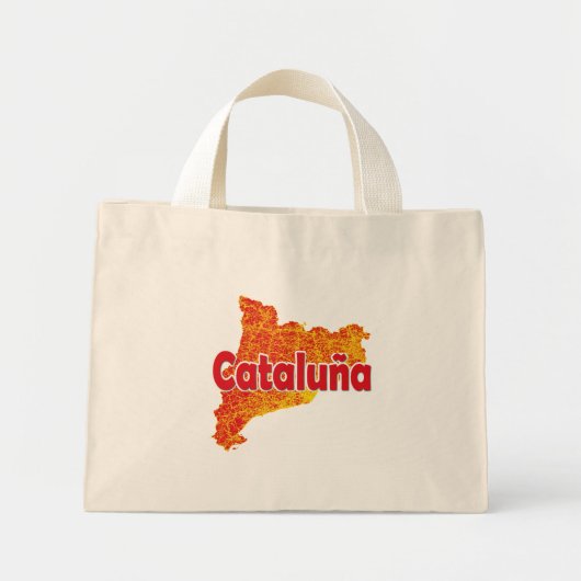 Mini Tote Bag Catalogne (Devant)