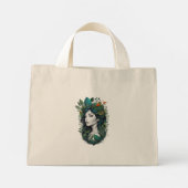 Mini Tote Bag chanson forestière (Dos)