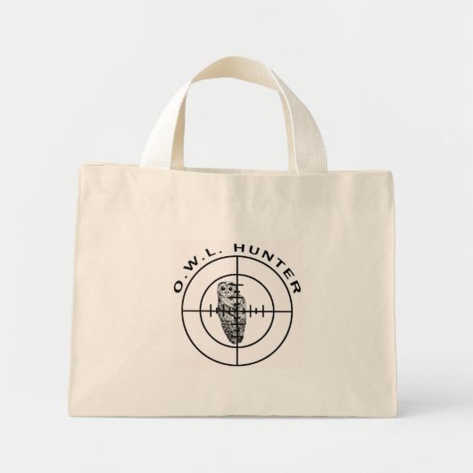 Mini Tote Bag chasseur de choux v3 (Devant)