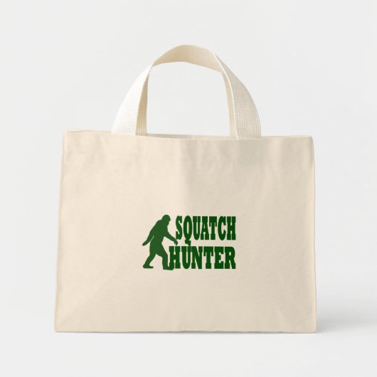 Mini Tote Bag Chasseur de squatch (Devant)