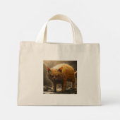 Mini Tote Bag Chat monstre (Dos)