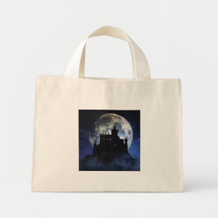 Mini Tote Bag Château d'Imaginaire la nuit