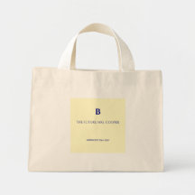 Chic Navy Coastal Monogram Future Mrs