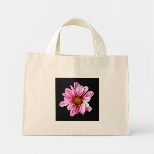 Mini Tote Bag Chrysanthemum Flower tcn