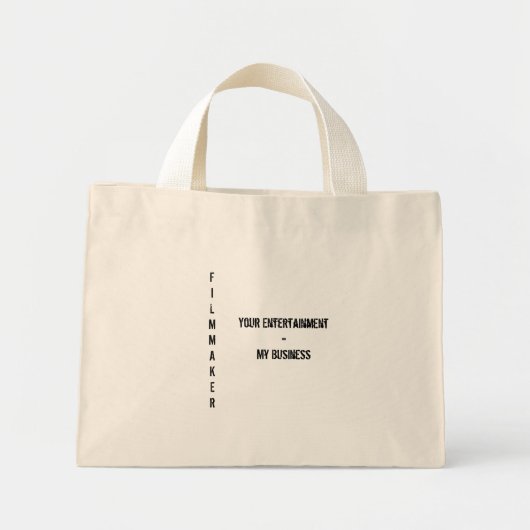 Mini Tote Bag CINÉMA vertical - Fourre-tout (Devant)