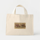 Mini Tote Bag Circus Procession Riders on Horseback (Devant)