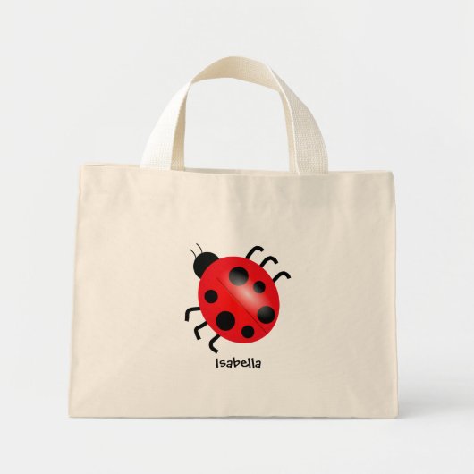 Mini Tote Bag Coccinelle adorable (Devant)