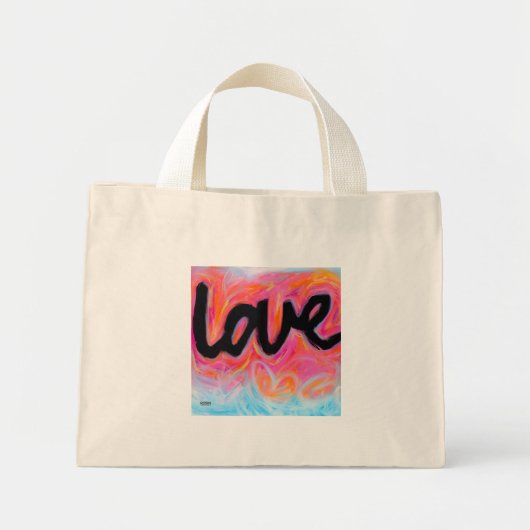 Mini Tote Bag Collection "LOVE" Tiny Fourre-tout (Devant)
