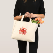 Mini Tote Bag Conception de la vie marine de l'octopus océan (Devant (produit))