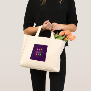 Mini Tote Bag Conception de typographie maman, texte d'art de ci