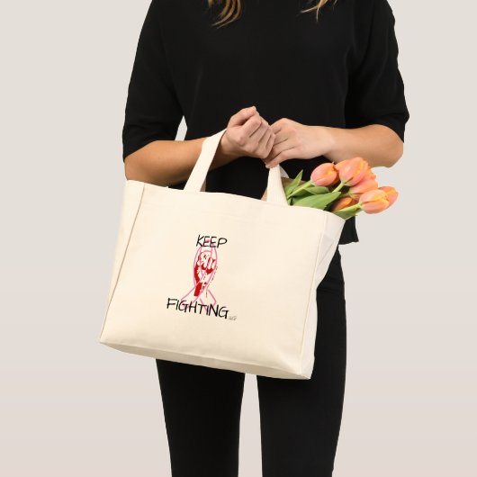 Mini Tote Bag Continuez à lutter (Devant (produit))