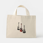 Mini Tote Bag Cool Electric Guitars for Music Lovers Gift (Dos)