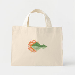 Mini Tote Bag Coucher de soleil dans la vallée