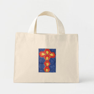 Mini Tote Bag Cross Motif Tiny Fourre-tout